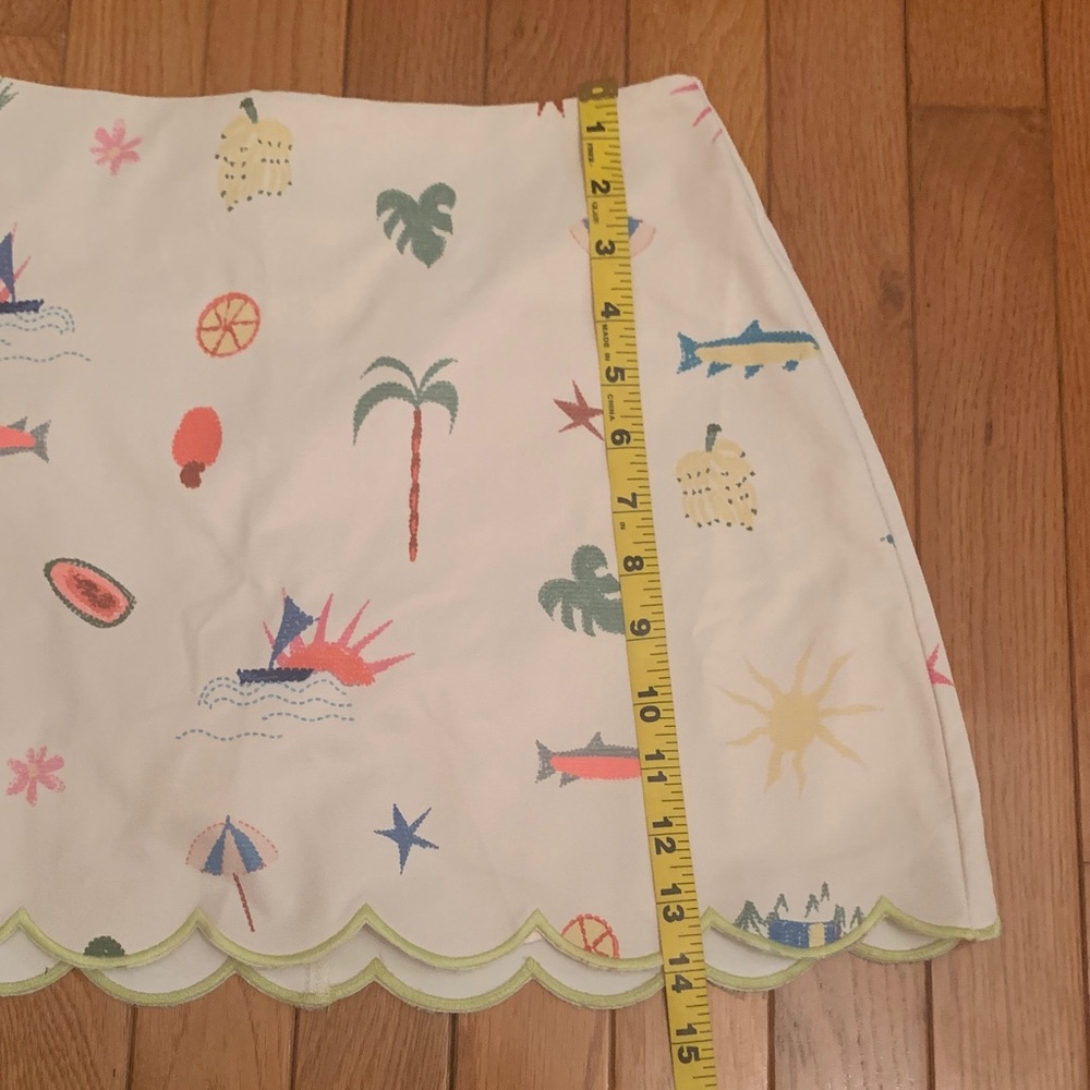 Amalie Colorful Tropical Print Mini Skirt - Picture 11 of 15